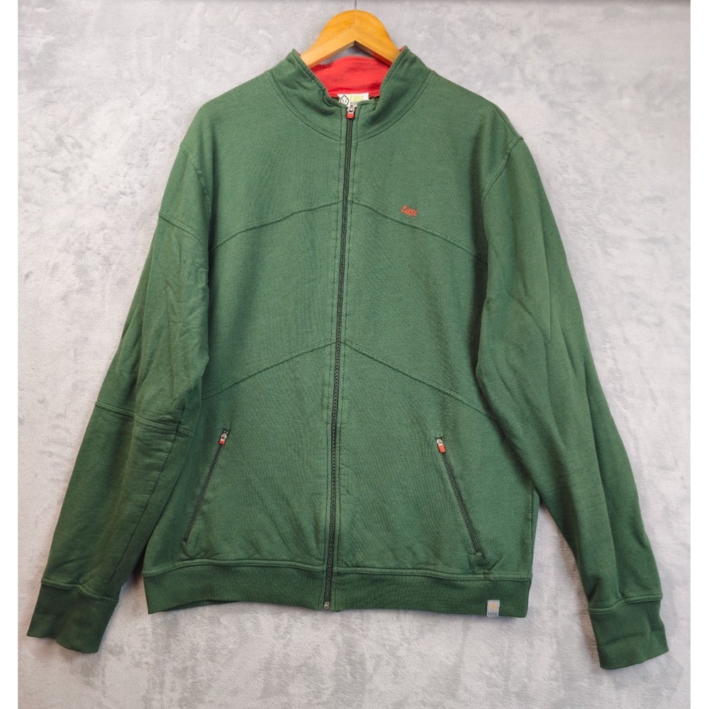 Tasc Performance Jacket Mens XL Green Bamboo Full Zip Pockets Golf